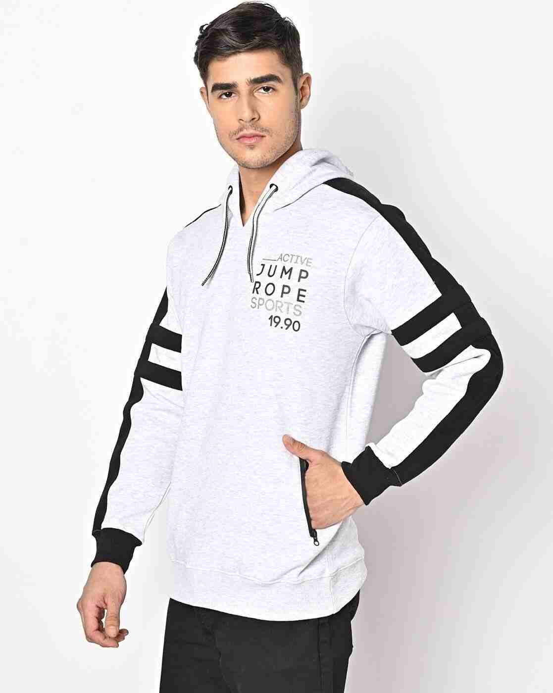 Typographic Print Hoodie