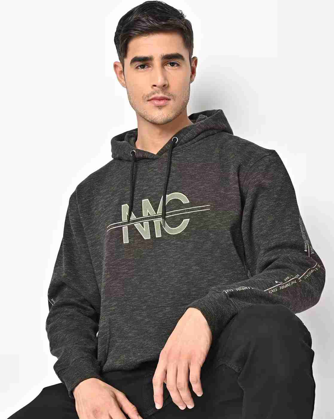 Heathered Hoodie with Kangaroo Pocket
