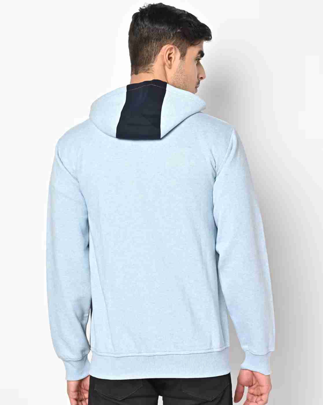 DUKE | Typographic Print Zip-Front Hoodie|2