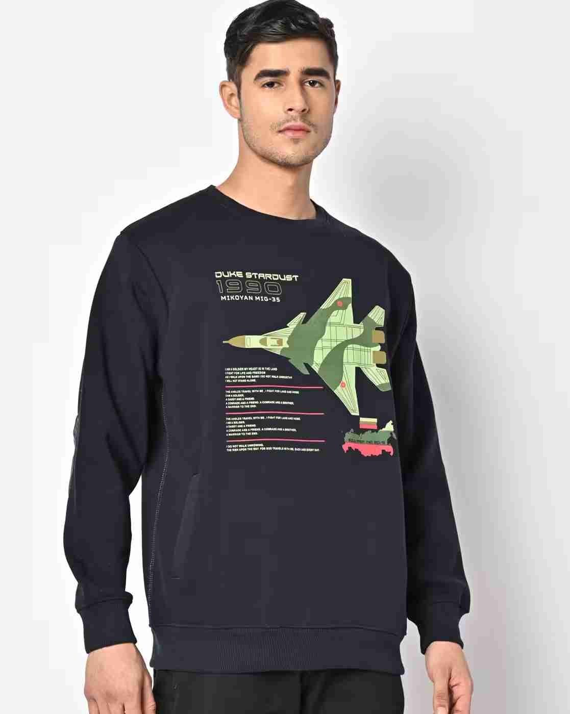 DUKE | Graphic Print Crew-Neck Sweatshirt|0