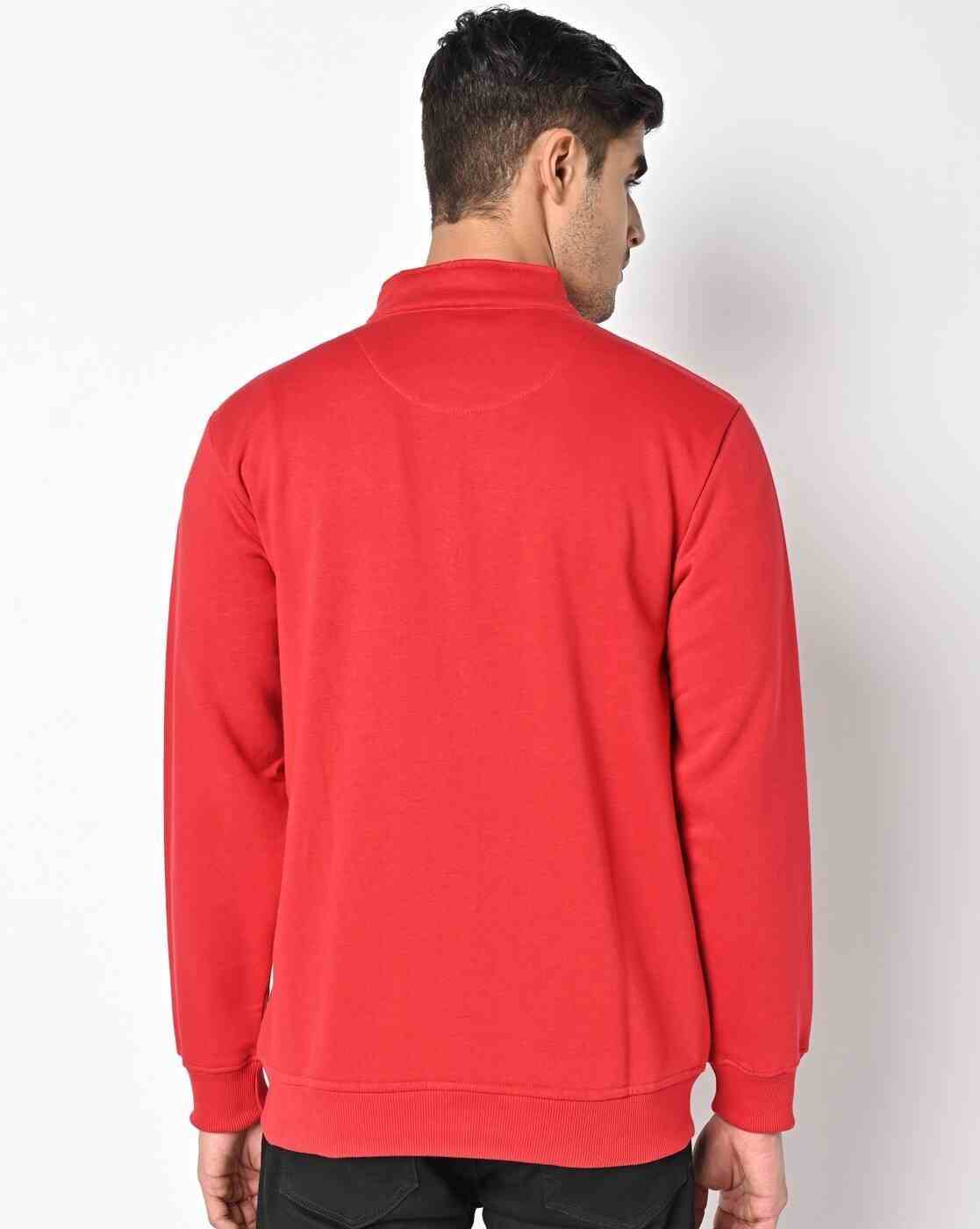 DUKE | Typographic Print Zip-Front Sweatshirt|2