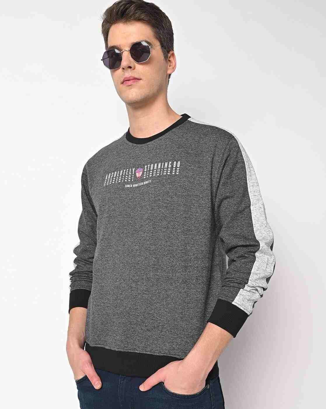 DUKE | Typographic Print Crew-Neck Sweatshirt|0