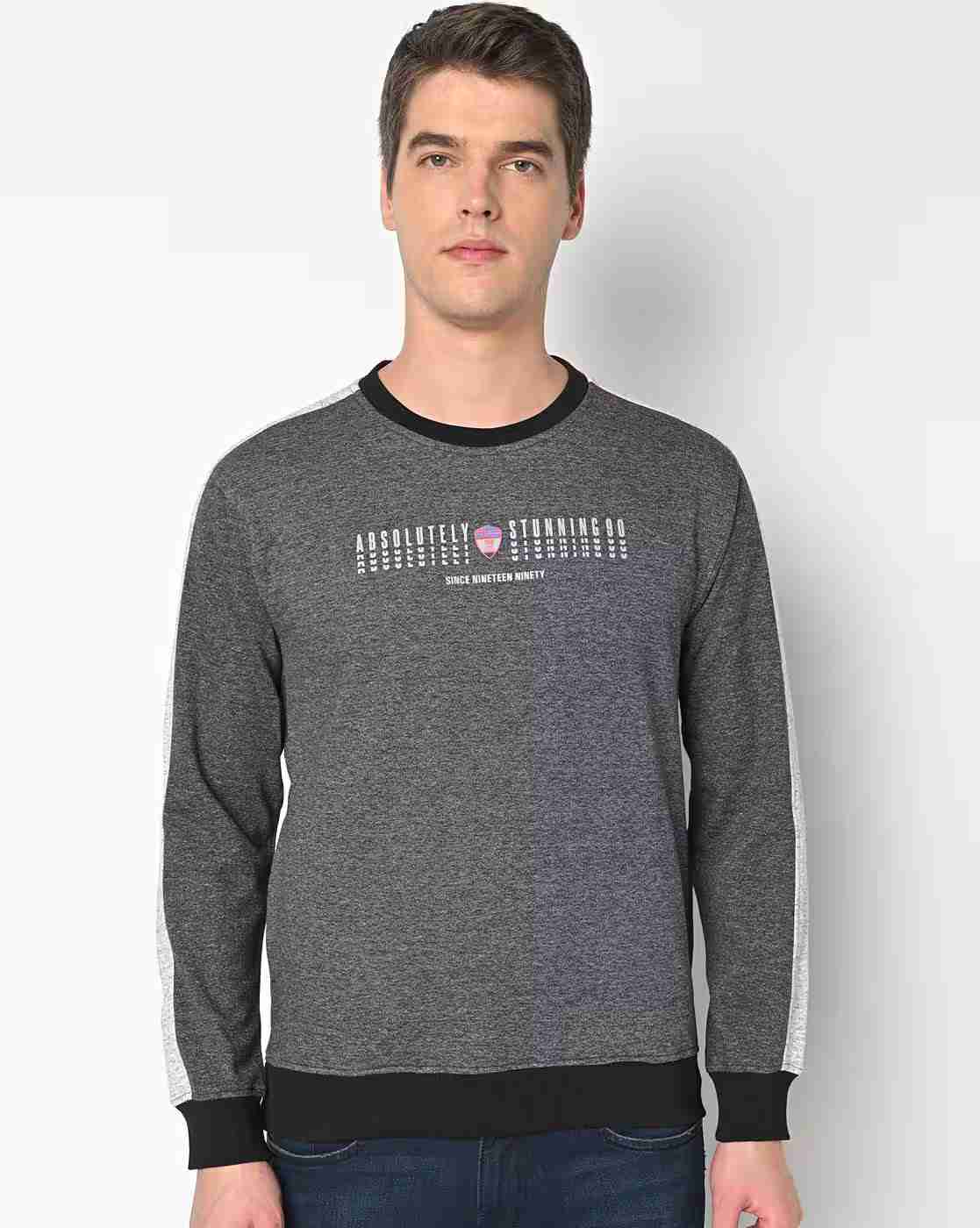 DUKE | Typographic Print Crew-Neck Sweatshirt|1