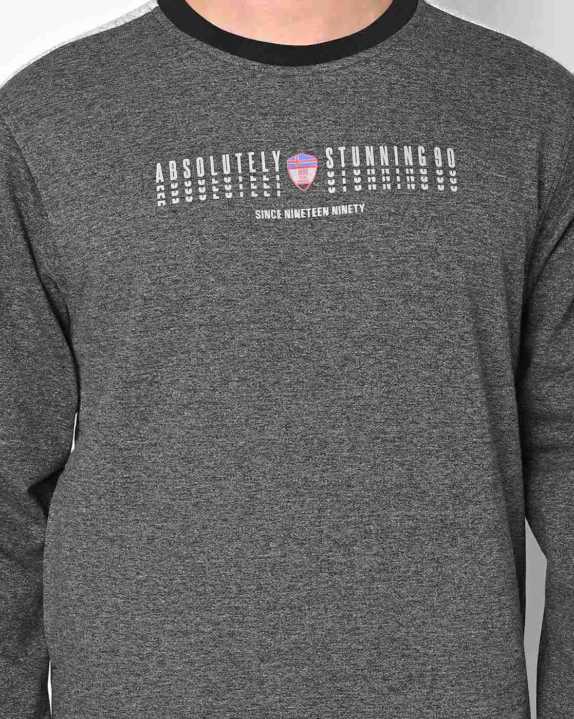 DUKE | Typographic Print Crew-Neck Sweatshirt|3