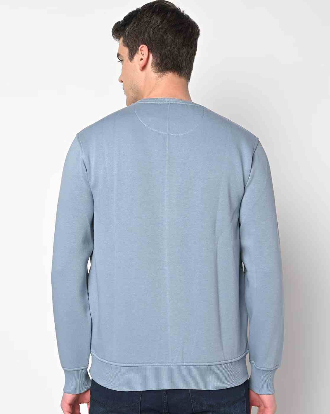 DUKE | Typographic Print Crew-Neck Sweatshirt|2