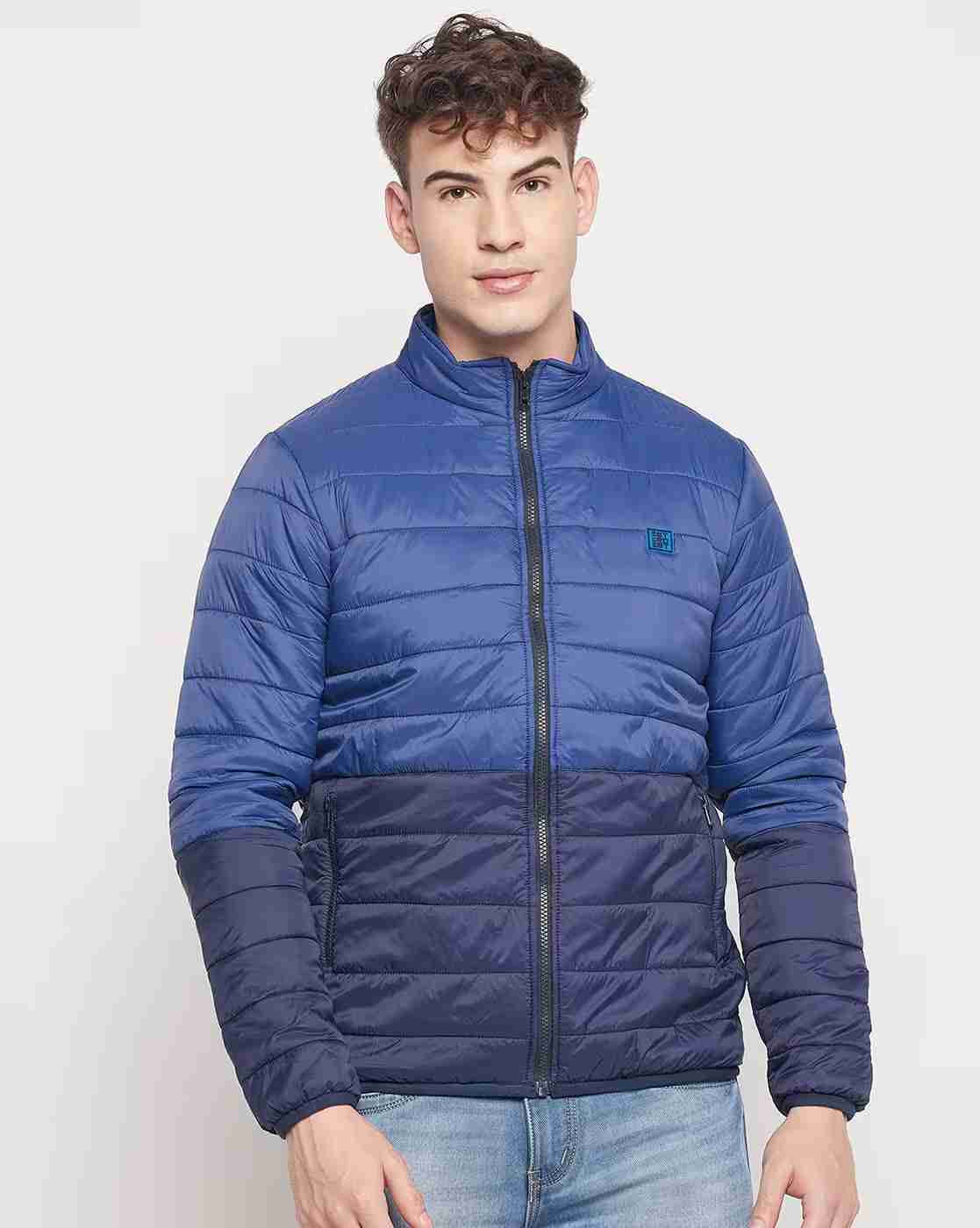 DUKE | Colourblock Slim Fit Quilted Jacket with Slip Pockets|0