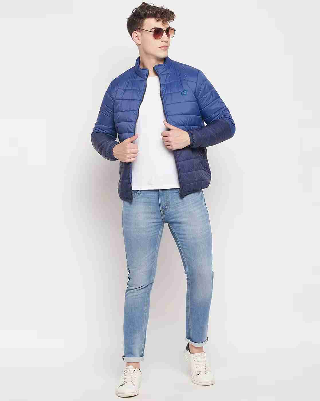 DUKE | Colourblock Slim Fit Quilted Jacket with Slip Pockets|1
