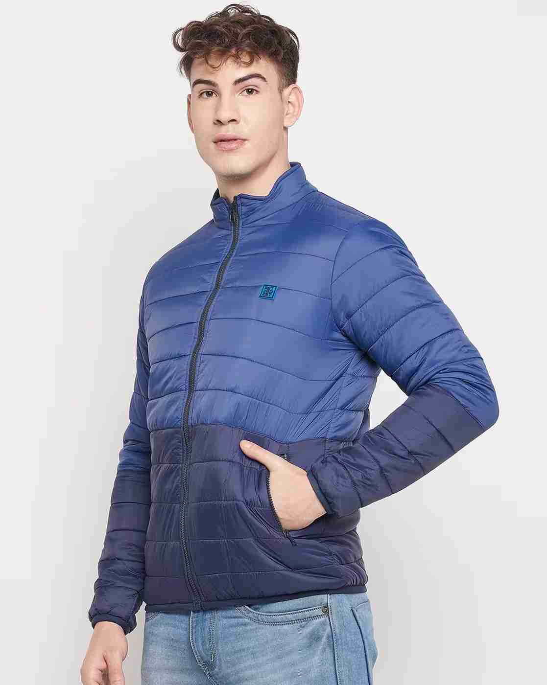 DUKE | Colourblock Slim Fit Quilted Jacket with Slip Pockets|2