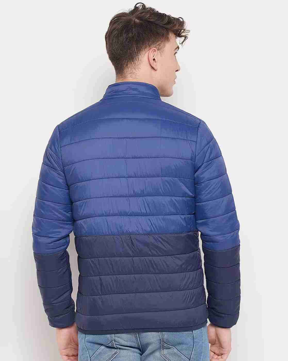 DUKE | Colourblock Slim Fit Quilted Jacket with Slip Pockets|4