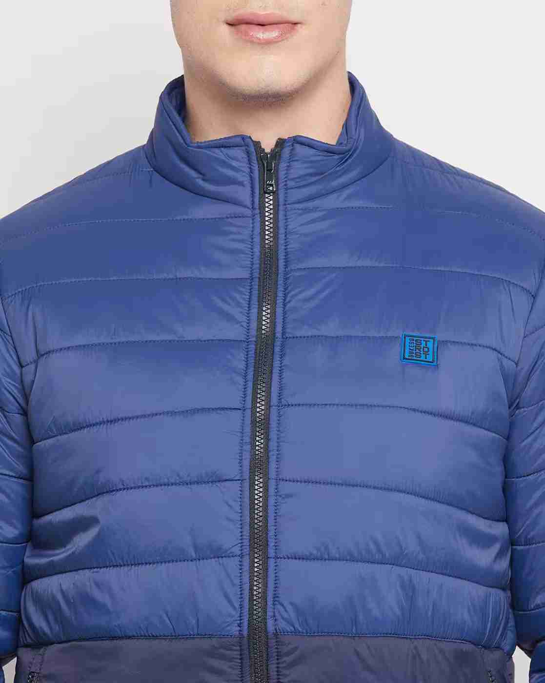 DUKE | Colourblock Slim Fit Quilted Jacket with Slip Pockets|5
