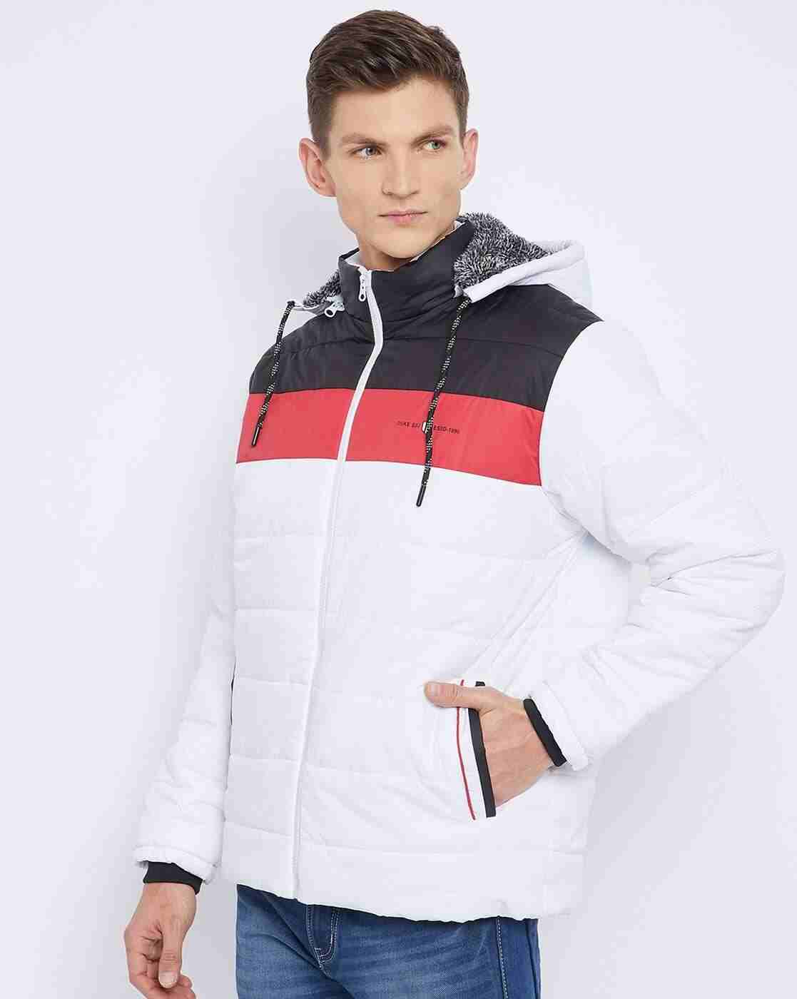 DUKE | Colourblock Quilted Jacket with Detachable Hood|2
