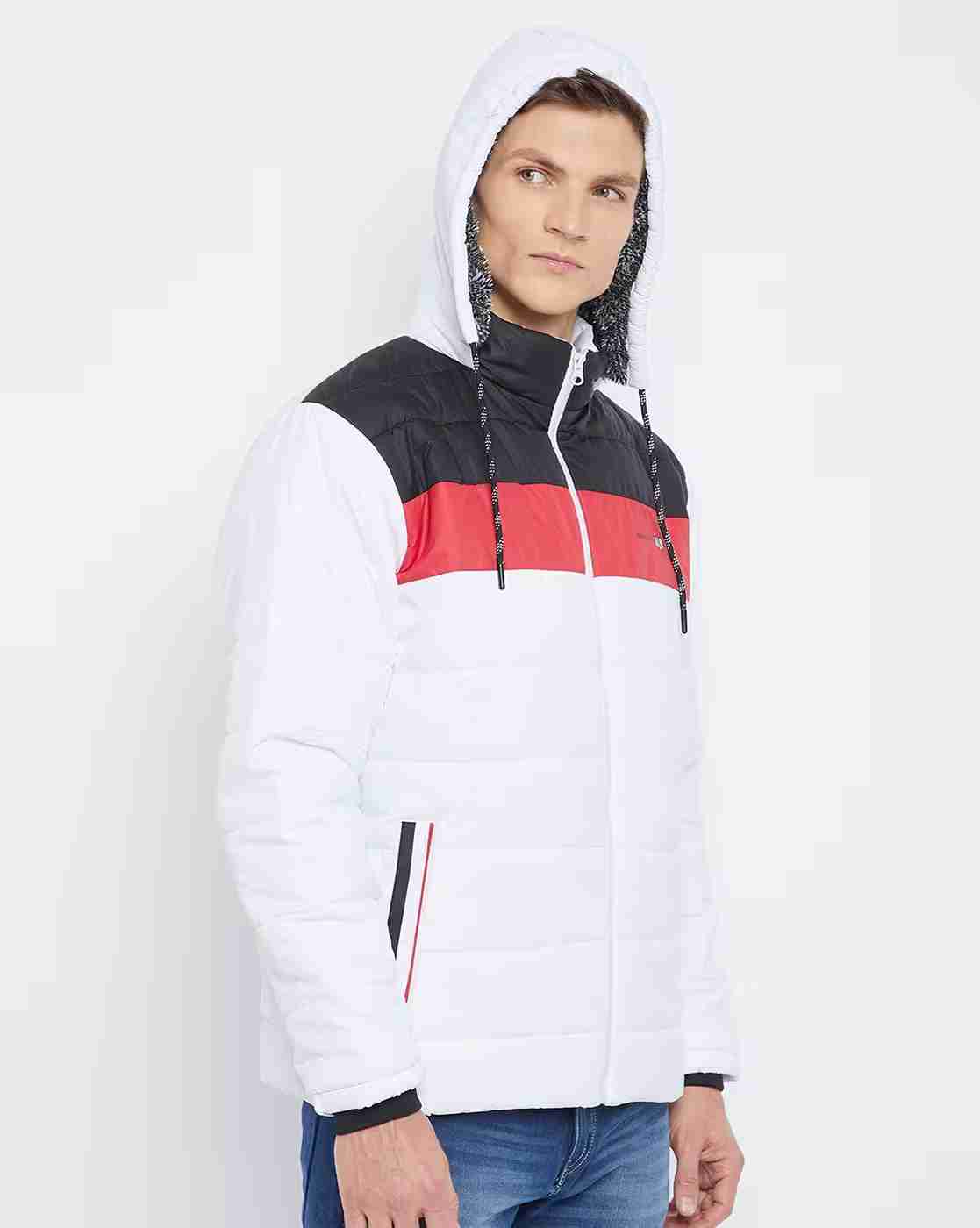 DUKE | Colourblock Quilted Jacket with Detachable Hood|3