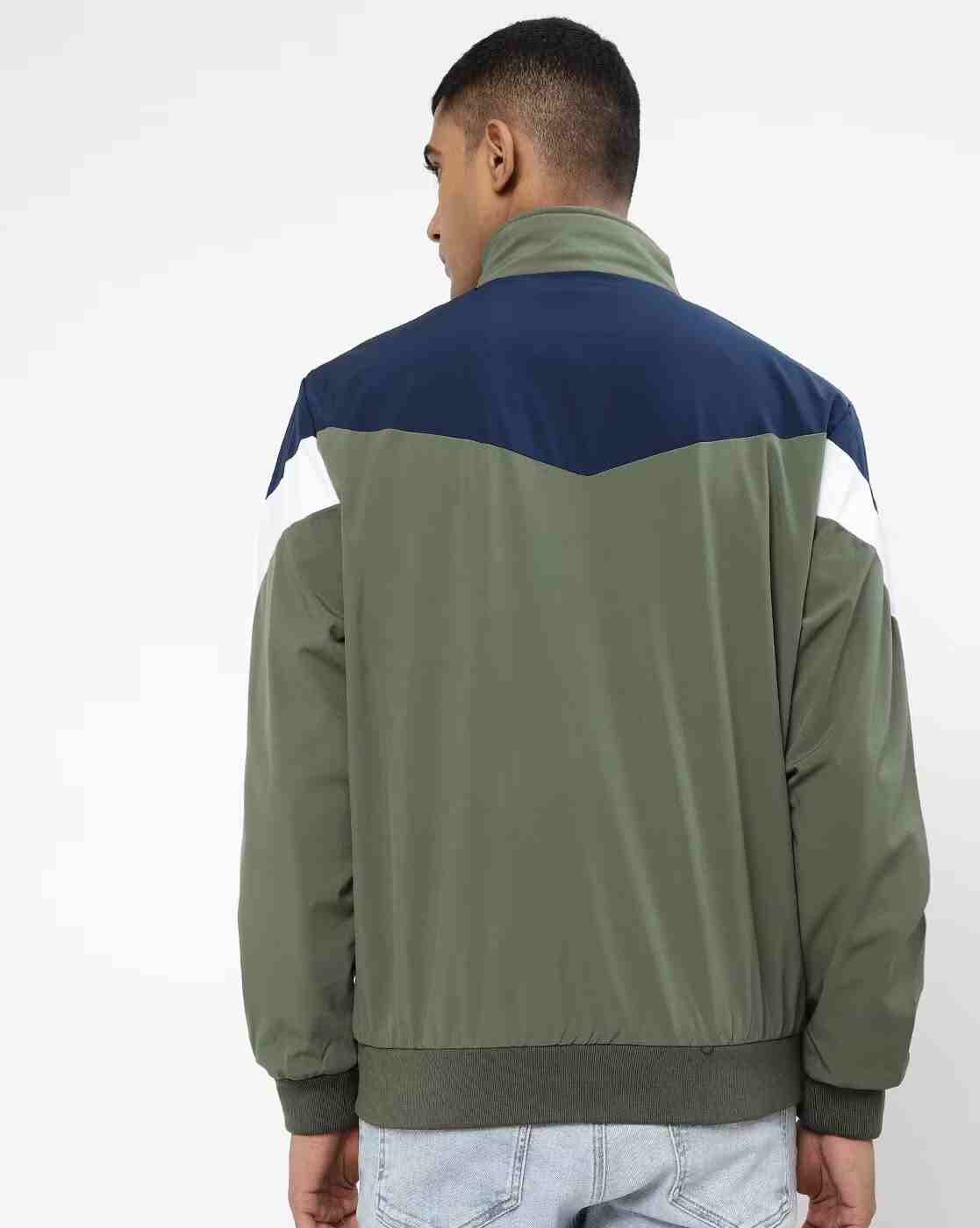 DUKE | Colourblock Slim Fit Jacket with Slip Pockets|2