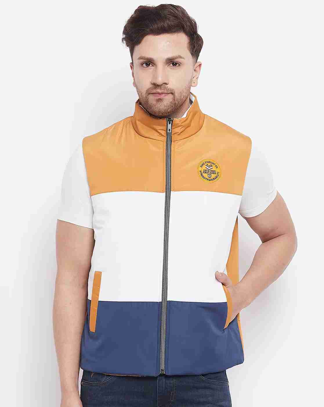 DUKE | Colourblock Slim Fit Zip-Front Jacket|0