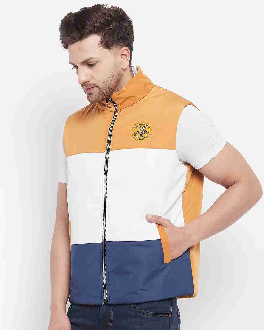 DUKE | Colourblock Slim Fit Zip-Front Jacket|2