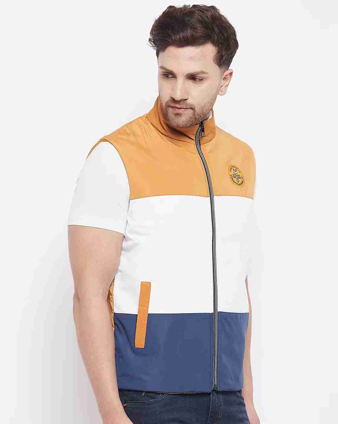 DUKE | Colourblock Slim Fit Zip-Front Jacket|3