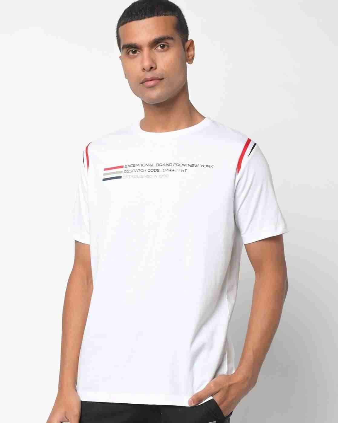 DUKE | Typographic Print Slim Fit Round-Neck T-shirt|0