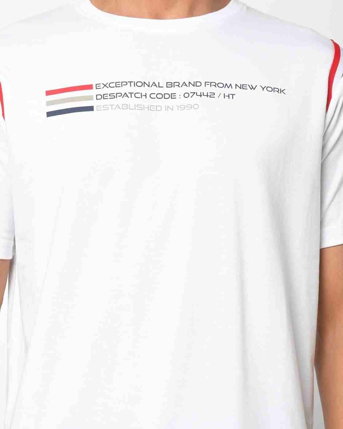 DUKE | Typographic Print Slim Fit Round-Neck T-shirt|3