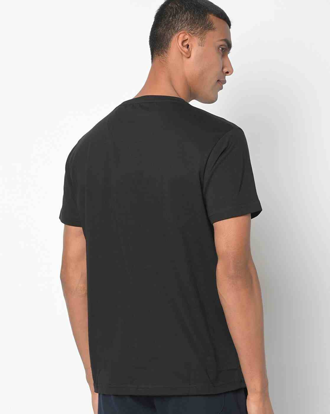 DUKE | Typographic Print Slim Fit Crew-Neck T-shirt|2