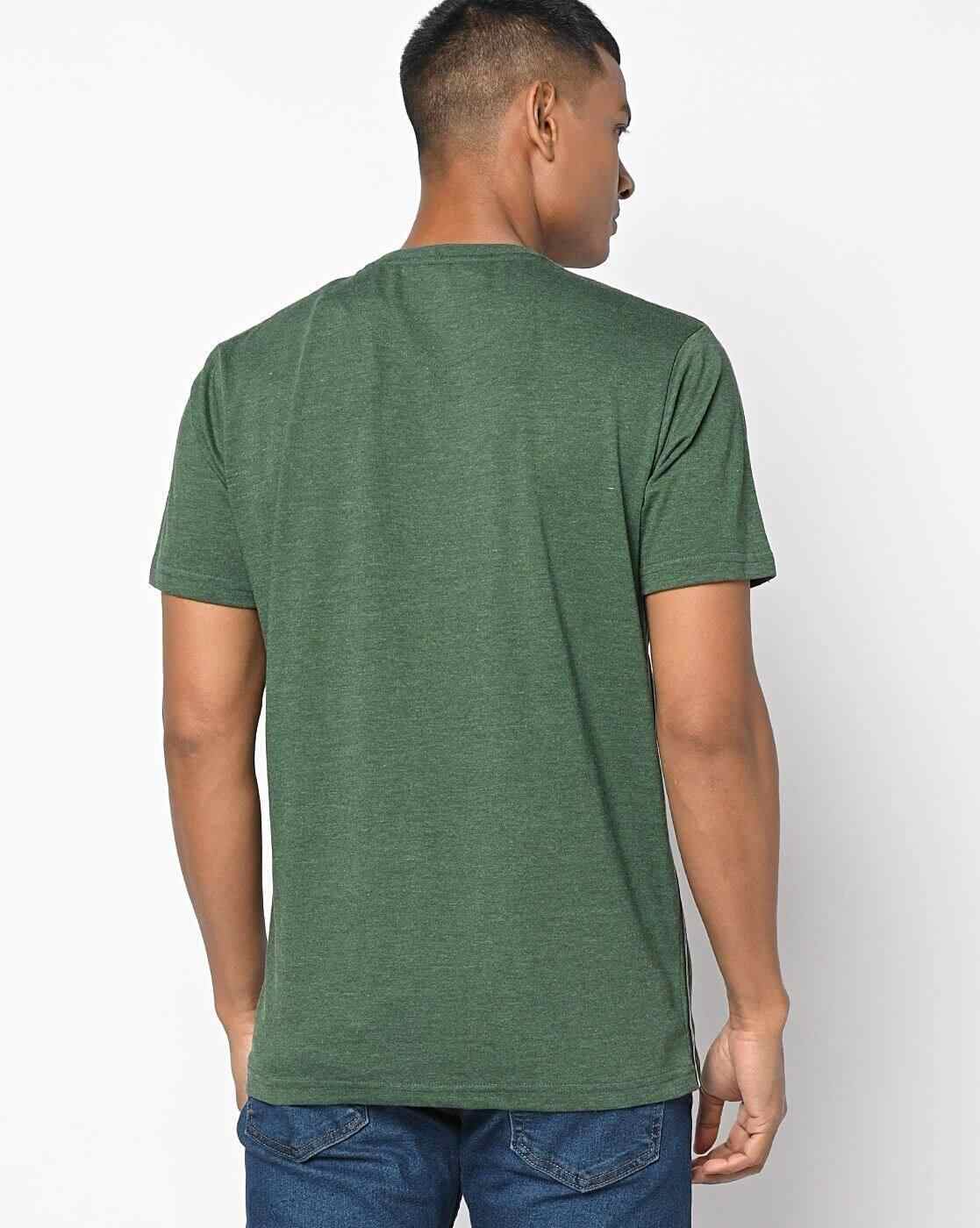 DUKE | Numeric Print Slim Fit Crew-Neck T-shirt|2