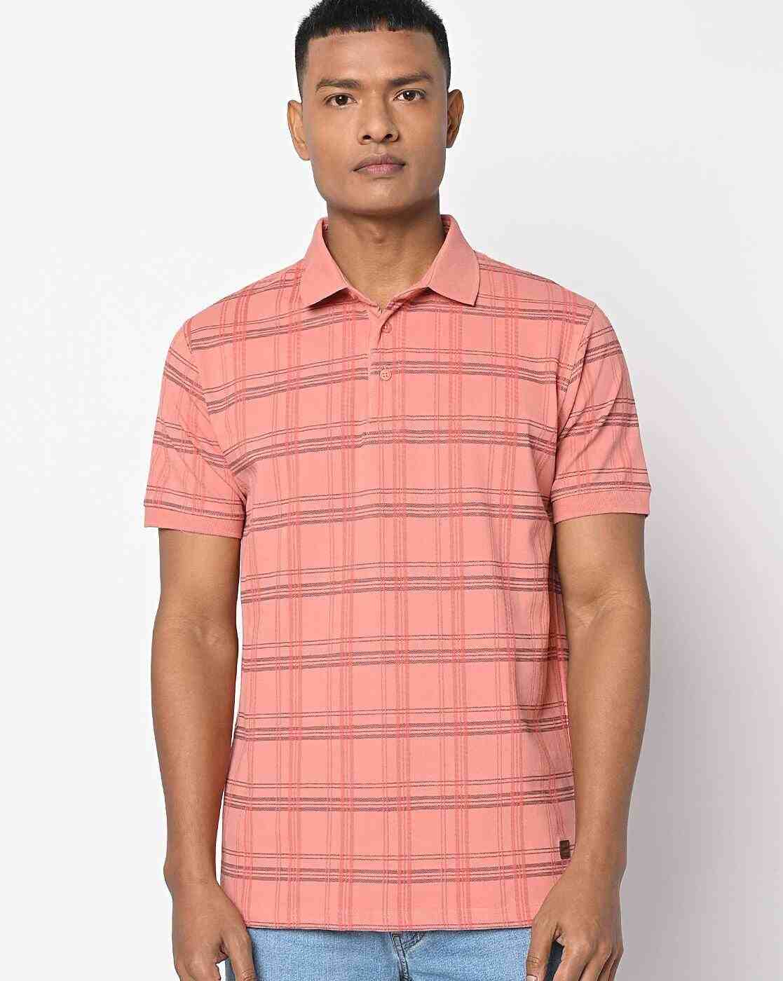DUKE | Checked Slim Fit Polo T-shirt|1