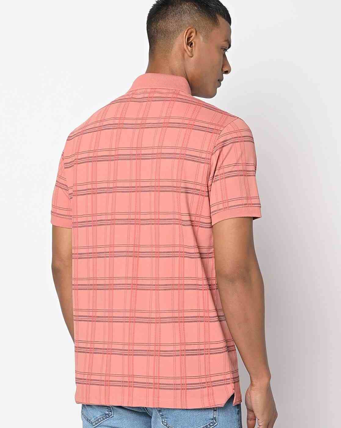 DUKE | Checked Slim Fit Polo T-shirt|2