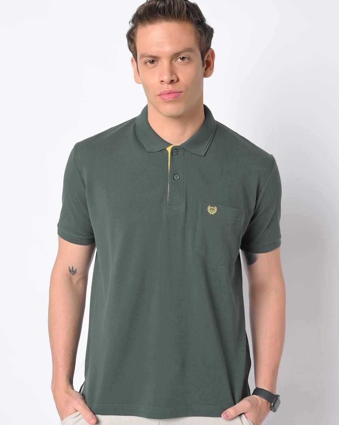 Polo T-shirt with Vented Hem