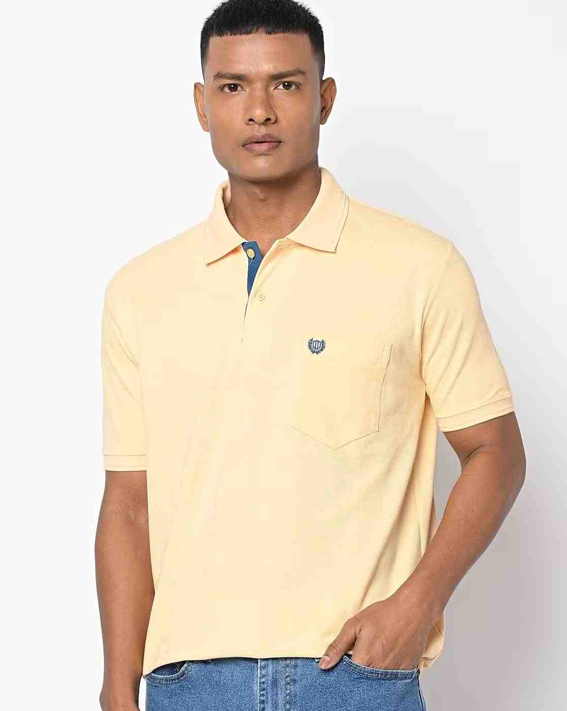 Regular Fit Polo T-Shirt with Vented Hem