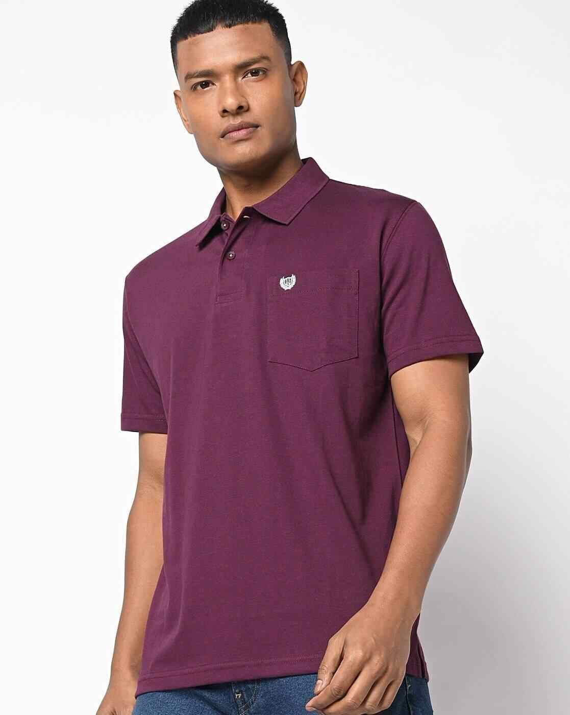Polo T-shirt with Vented Hem