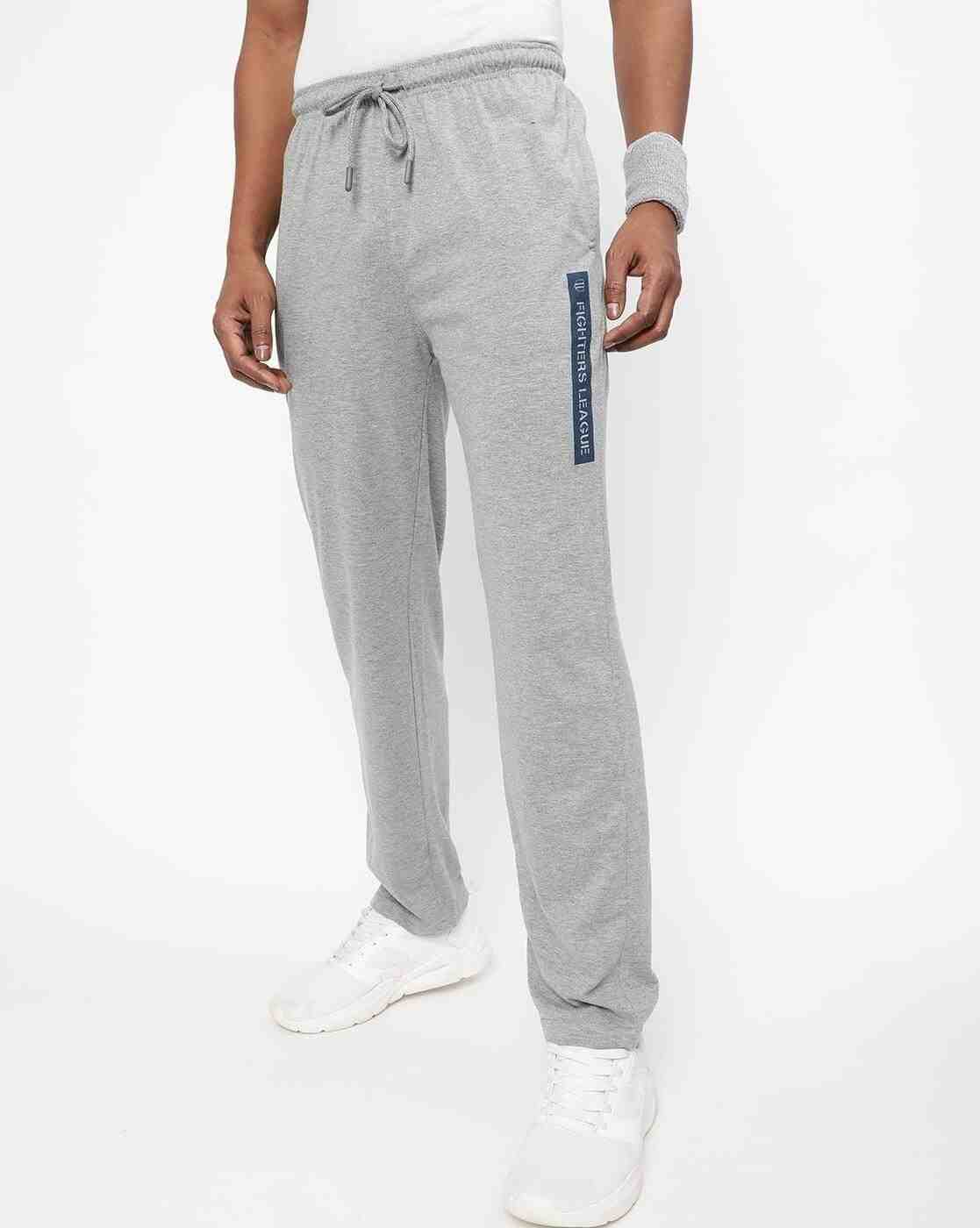 Heathered Track Pants with Insert Pockets