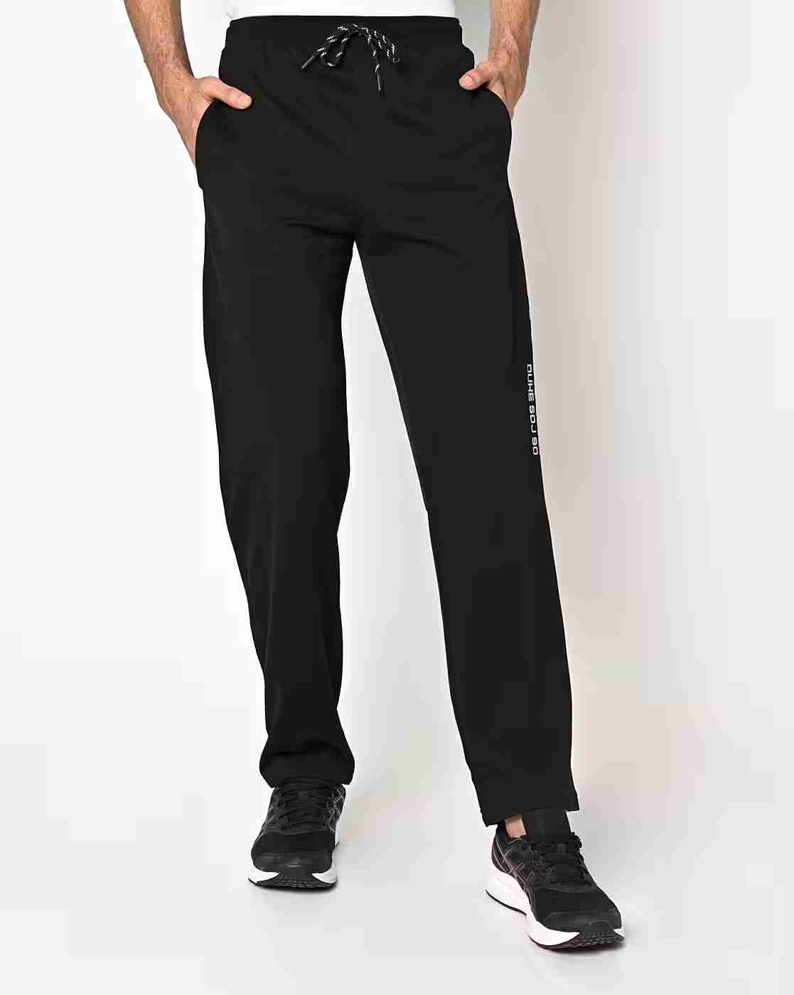 DUKE | Placement Print Track Pants with Drawstring Fastening|0