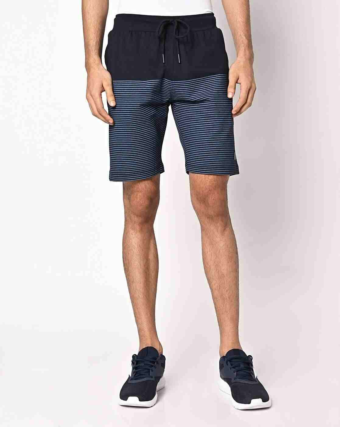 DUKE | Striped Shorts with Elasticated Drawstring Waist|0