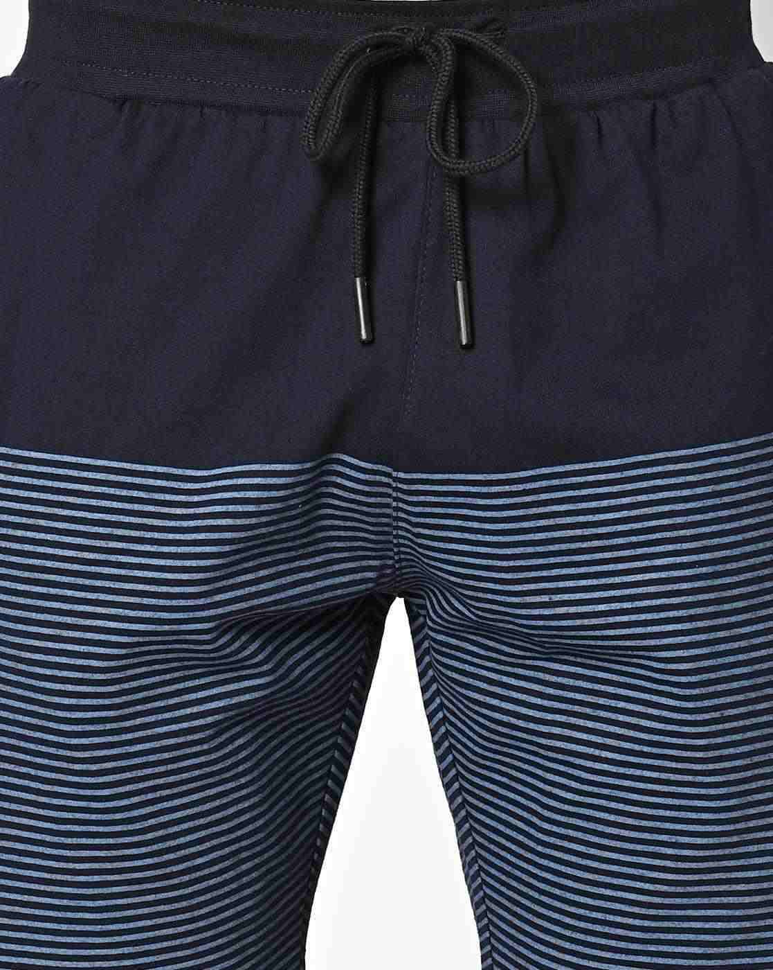 DUKE | Striped Shorts with Elasticated Drawstring Waist|3