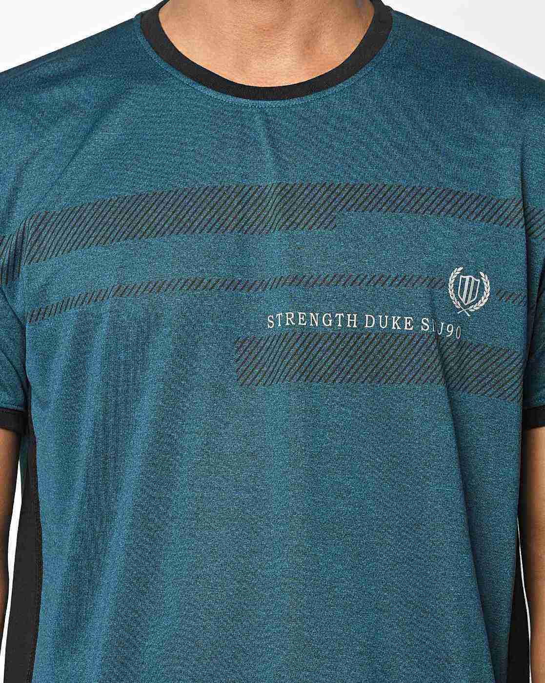 DUKE | Striped Crew-Neck T-shirt|3