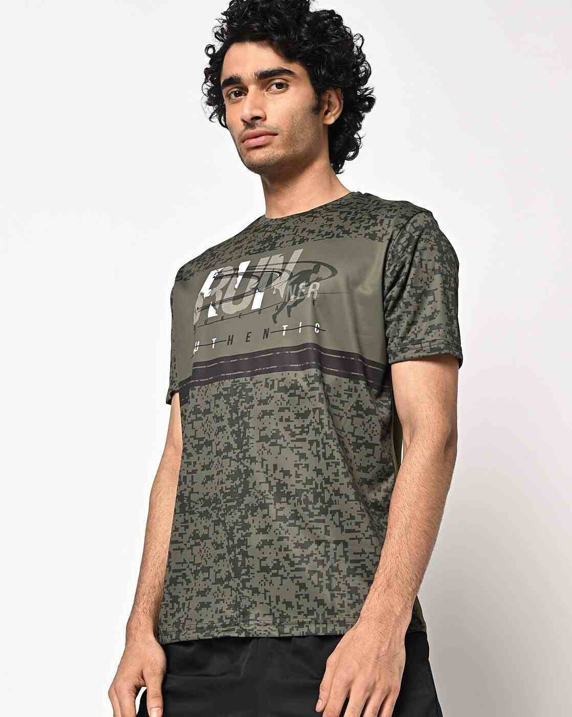 Regular Fit Printed Crew-Neck T-Shirt