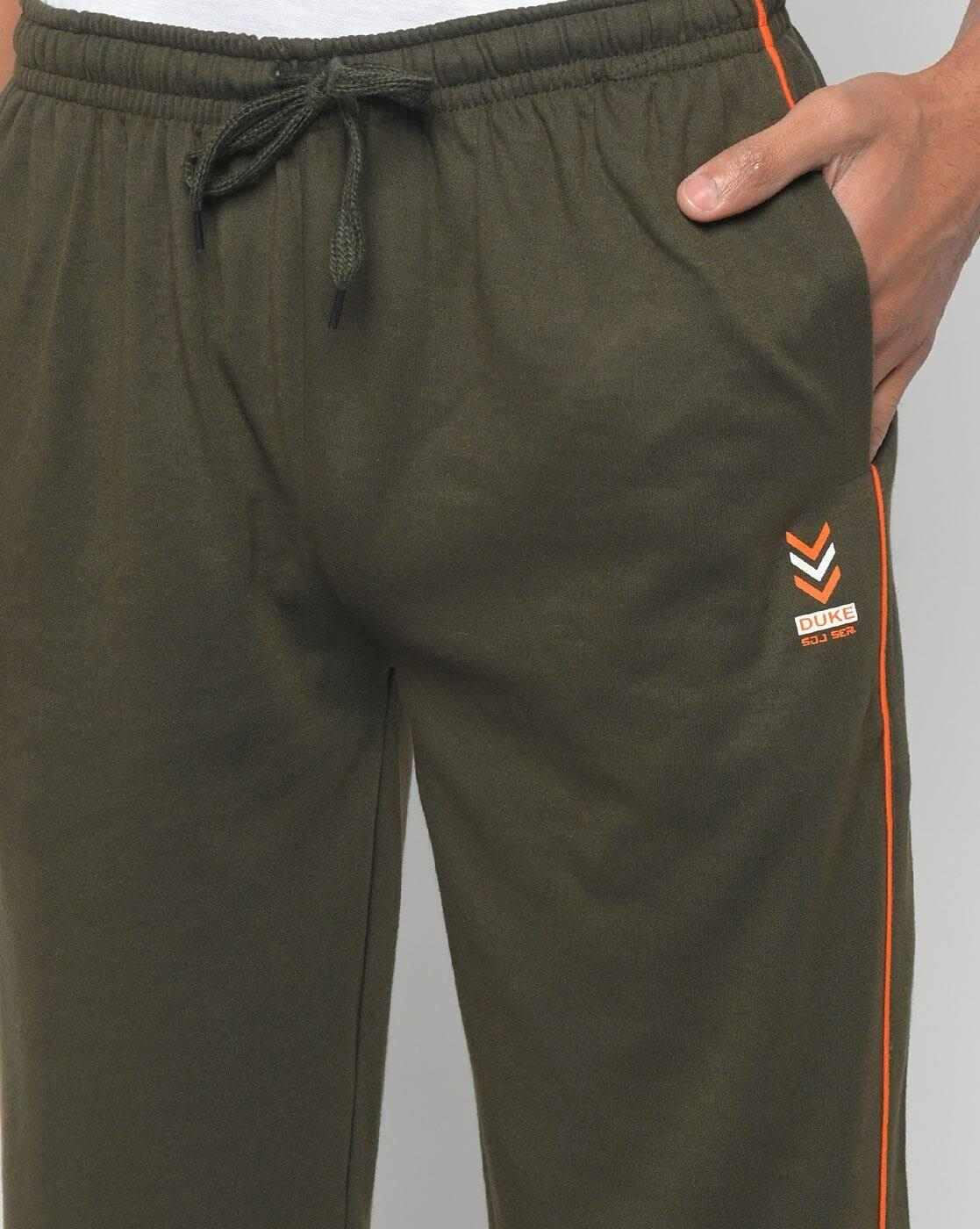 DUKE | Men Track Pants with Contrast Piping|3