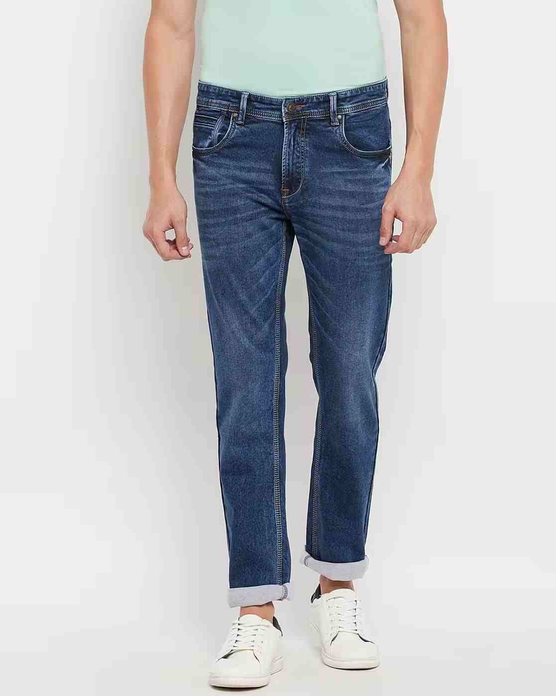 DUKE | Men Mid-Wash Slim Fit Jeans|0