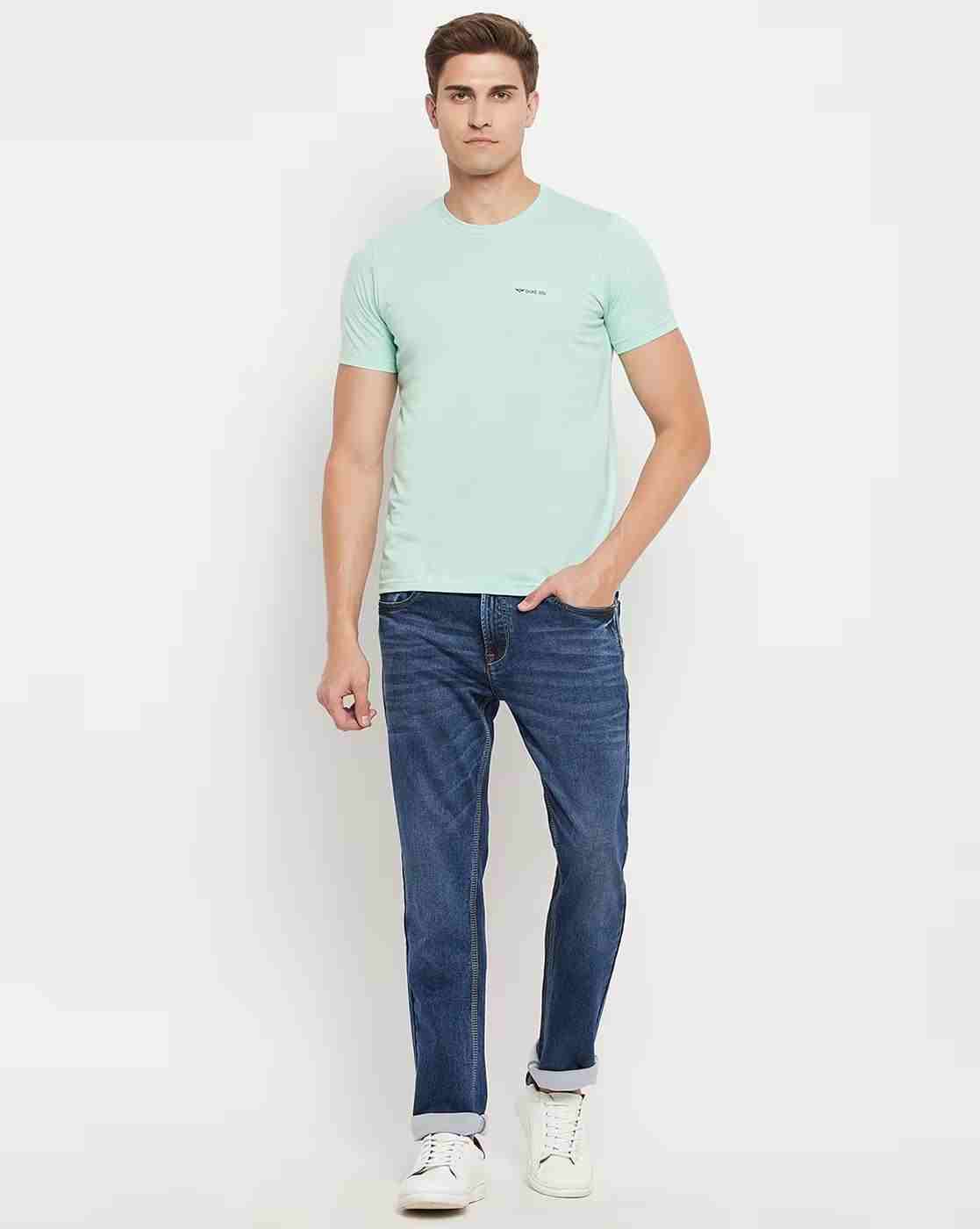 DUKE | Men Mid-Wash Slim Fit Jeans|1