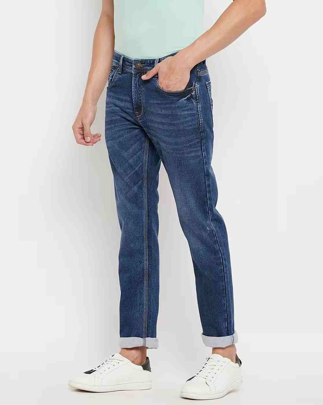 DUKE | Men Mid-Wash Slim Fit Jeans|2