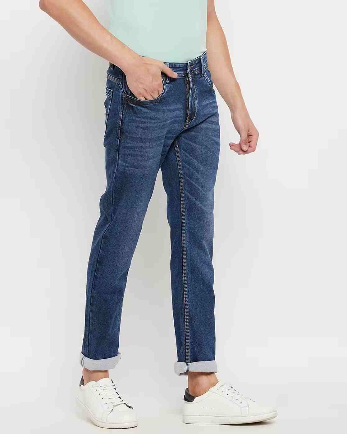 DUKE | Men Mid-Wash Slim Fit Jeans|3