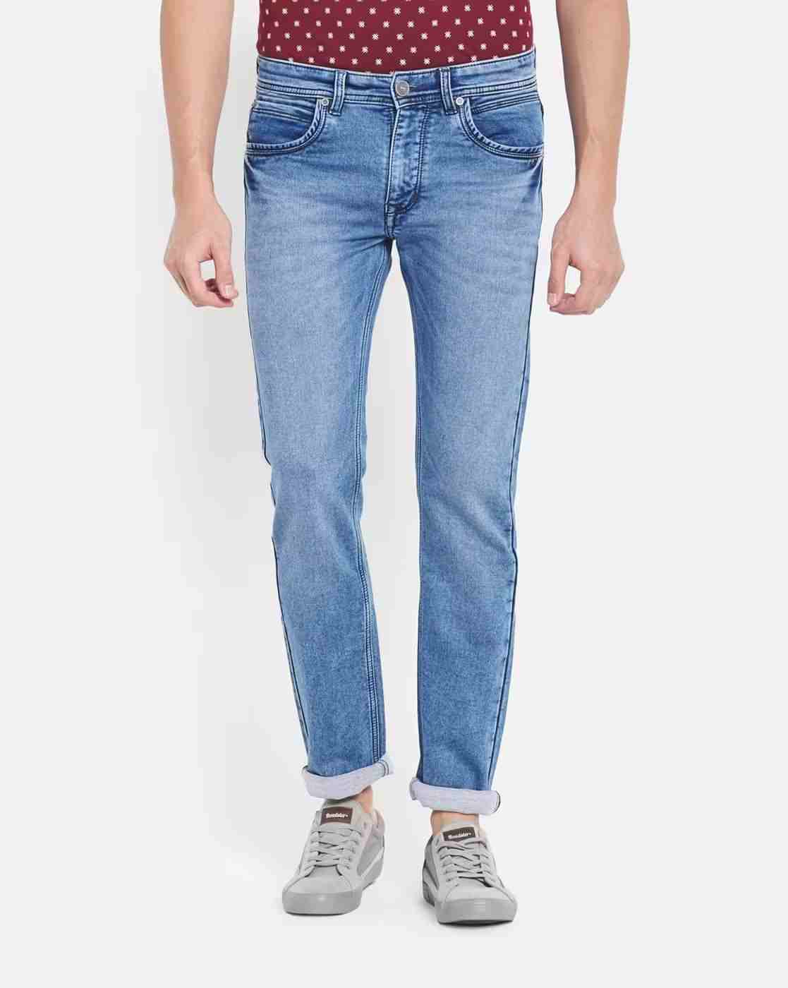 DUKE | Men Mid-Wash Slim Fit Jeans|0