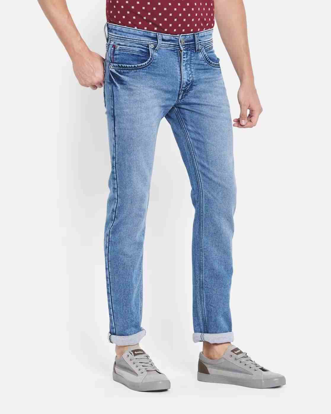 DUKE | Men Mid-Wash Slim Fit Jeans|3