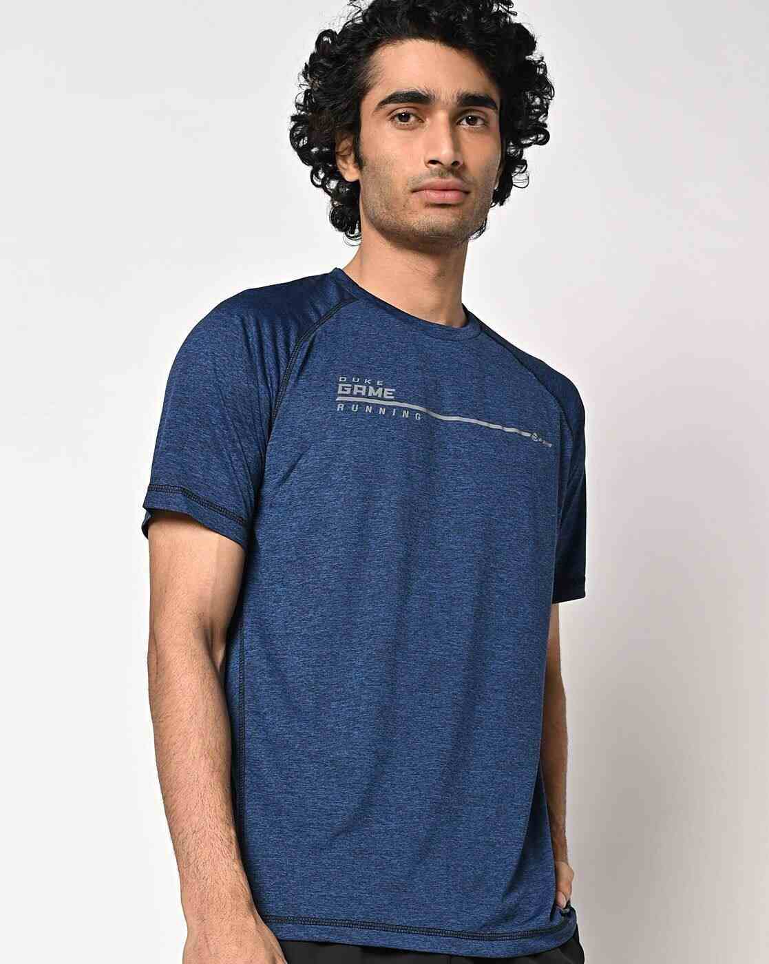 Crew-Neck T-shirt with Raglan Sleeves