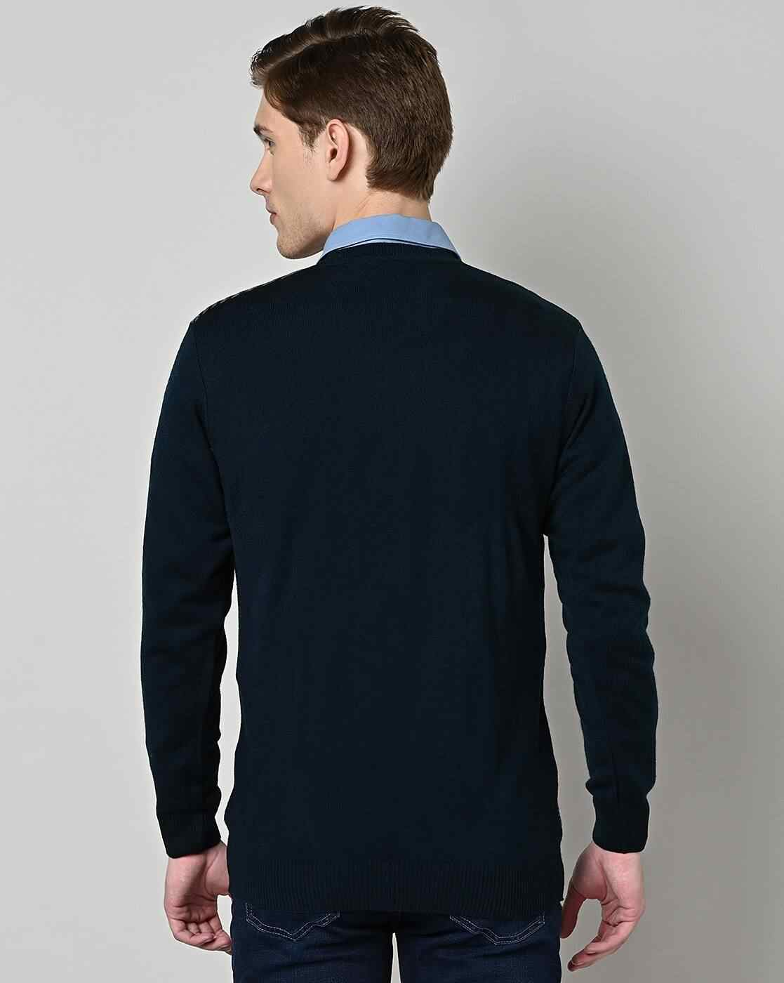 DUKE | Geometric Pattern Regular Fit Pullover|2