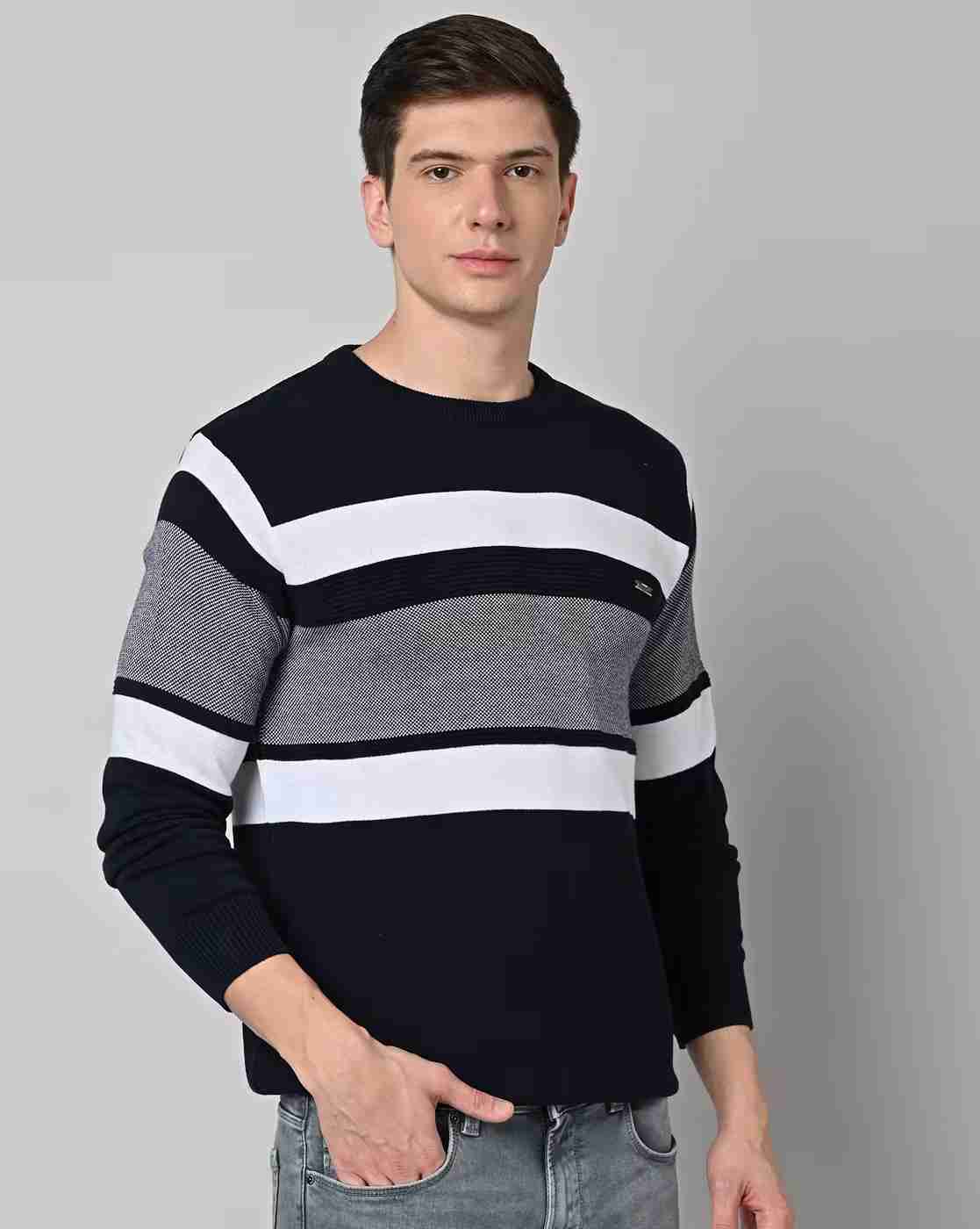 DUKE | Striped Regular Fit Pullover|0