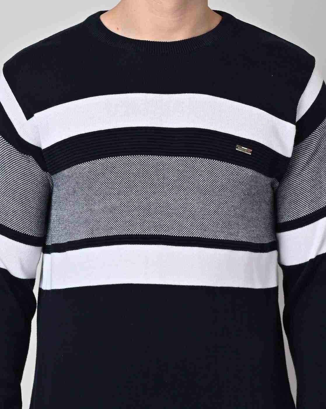 DUKE | Striped Regular Fit Pullover|3