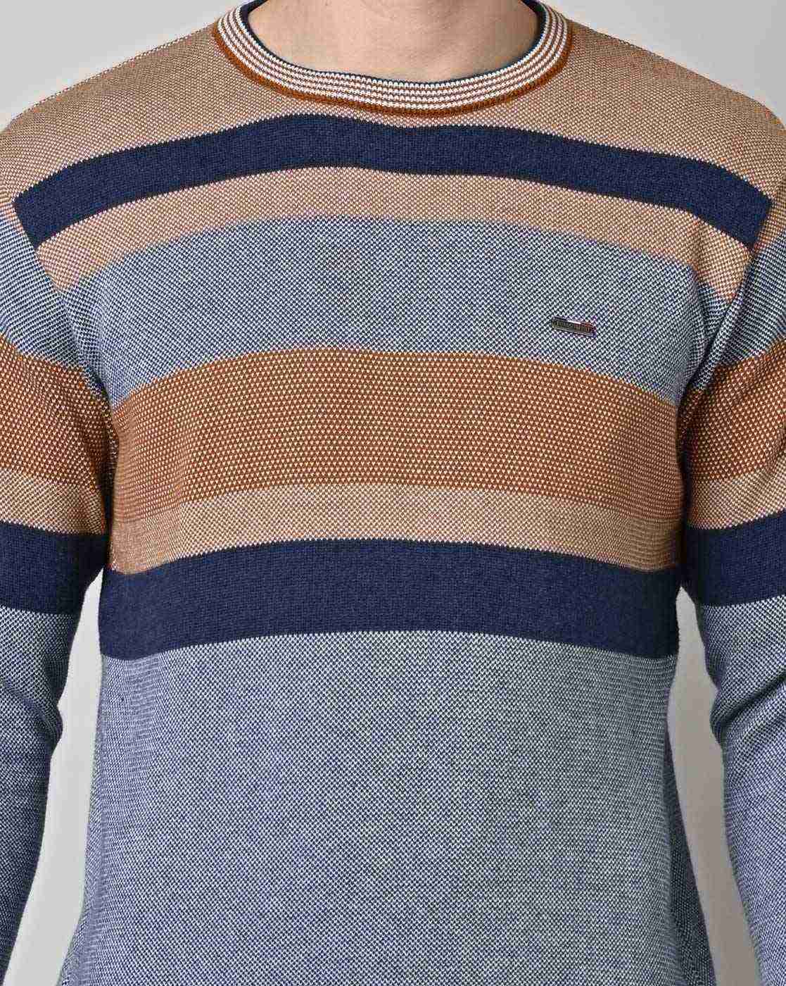 DUKE | Striped Regular Fit Pullover|3