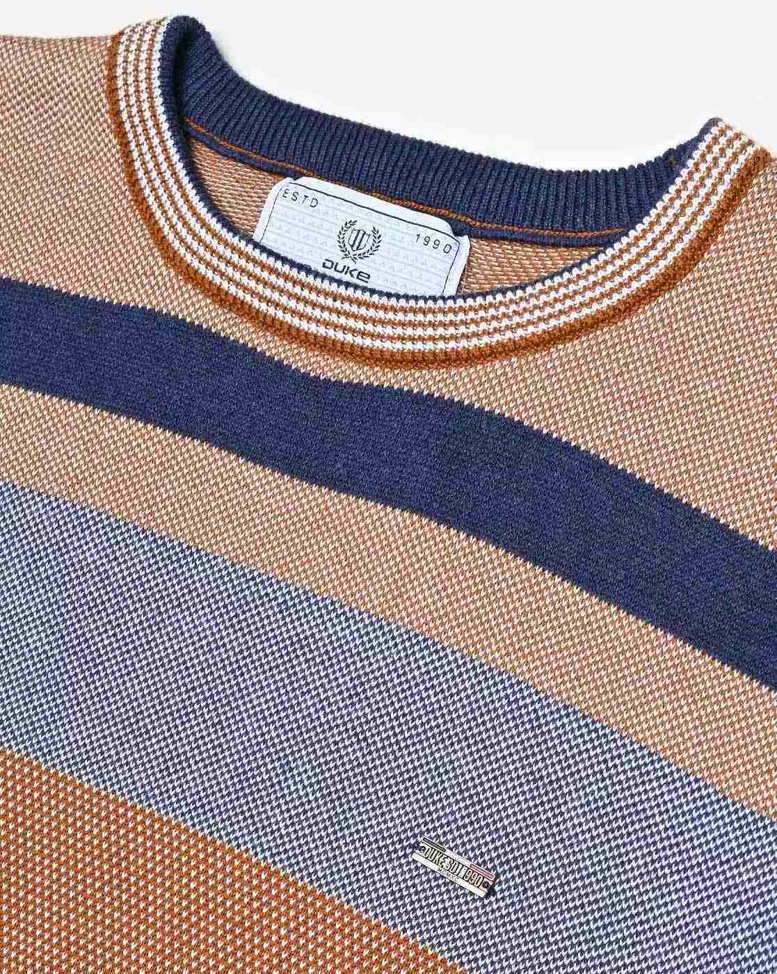 DUKE | Striped Regular Fit Pullover|4