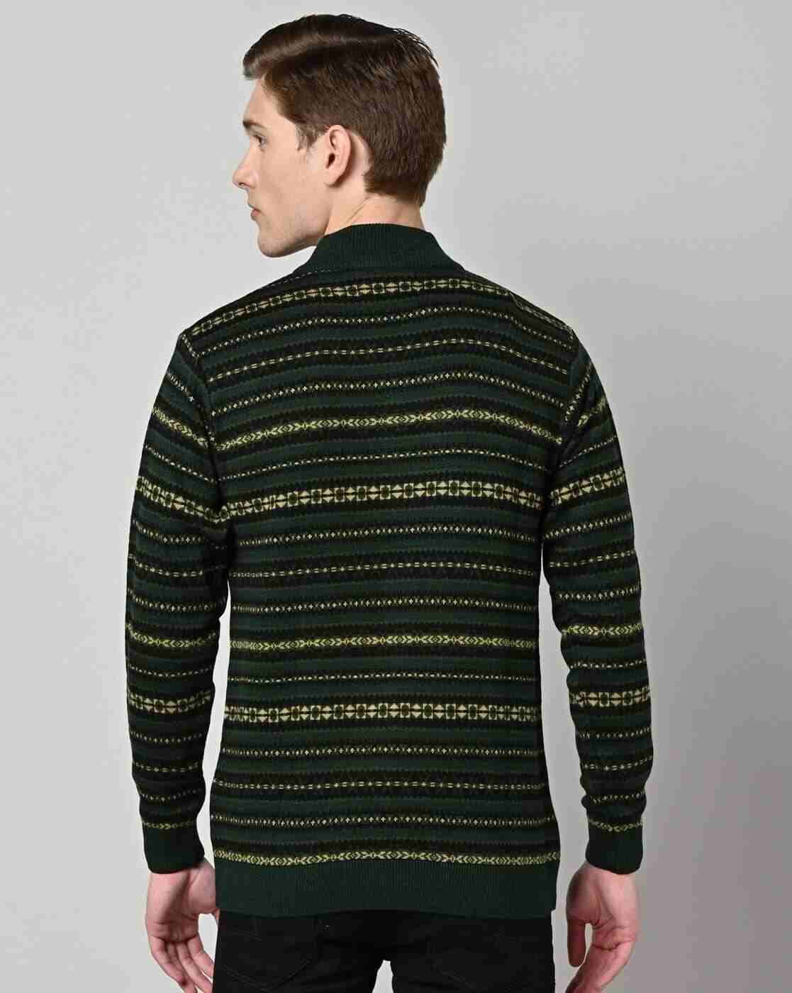DUKE | Geometric Knit Regular Fit Pullover|2