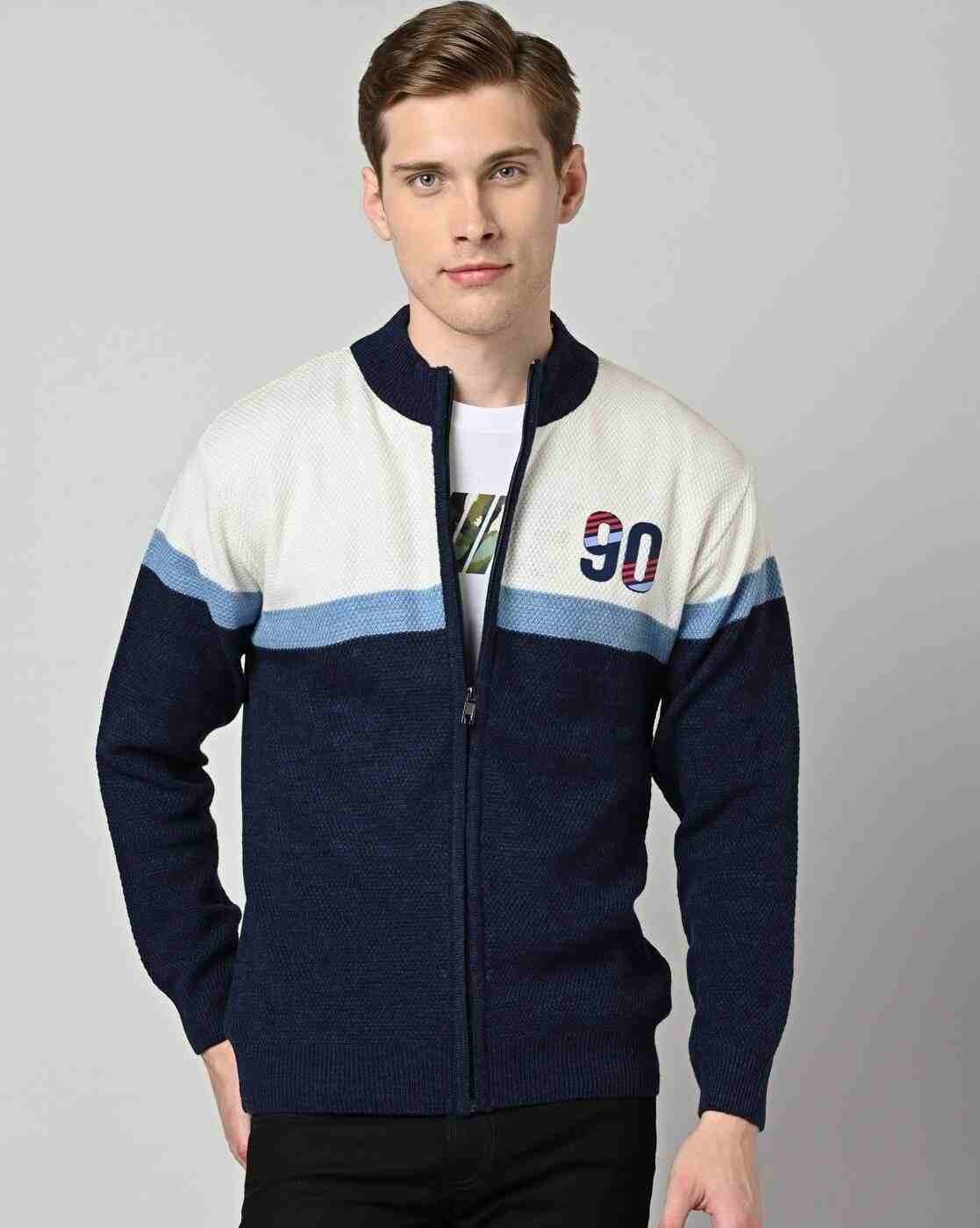 DUKE | Zip-Front Regular Fit Cardigan|0